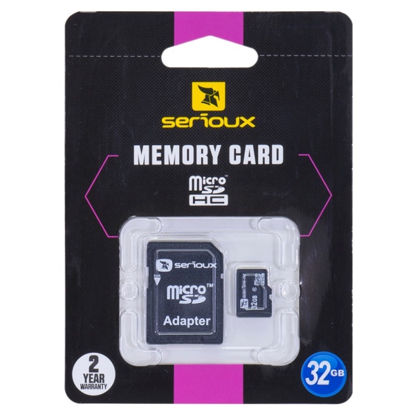 MicroSDHC 32Gb Serioux Cu Adaptor